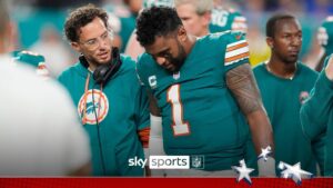 Tua Tagovailoa: Miami Dolphins quarterback placed on injured reserve after latest concussion