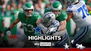 NFL results and highlights: Saquon Barkley passes 2,000 yards as Philadelphia Eagles beat Dallas Cowboys to win division title